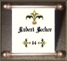 Scroll Placecard - Fleur de Lis